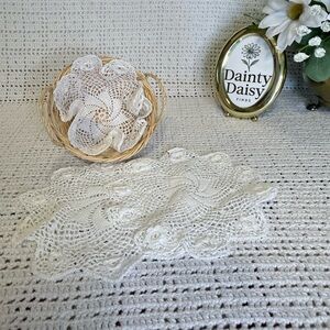 Elegant White Lace Doilies